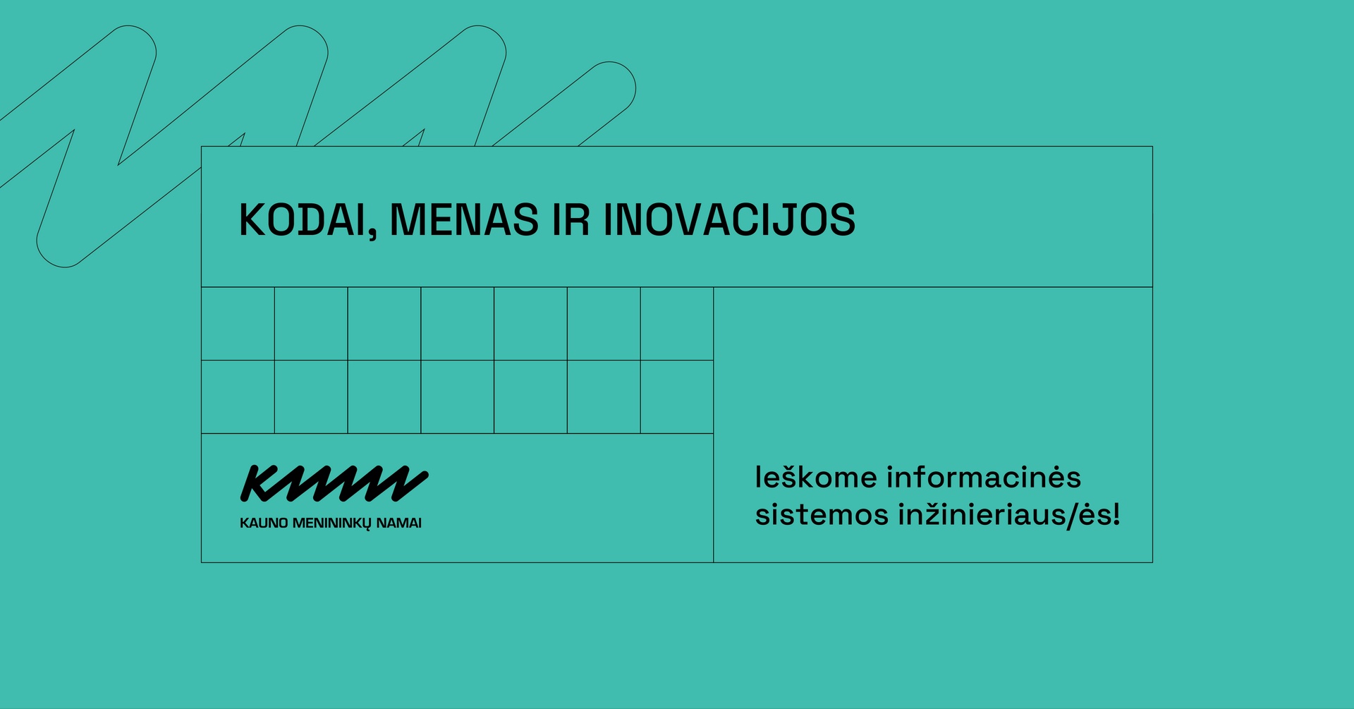 Ieškome atsakingo ir iniciatyvaus specialisto, kuris prisidėtų prie mūsų organizacijos informacinių sistemų sklandaus veikimo ir technologinių procesų tobulinimo | Kauno menininkų namai