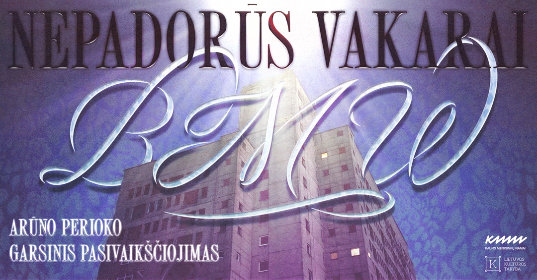 Nepadorūs vakarai I B.M.W. | Arūno Perioko garsinis pasivaikščiojimas | Kauno menininkų namai