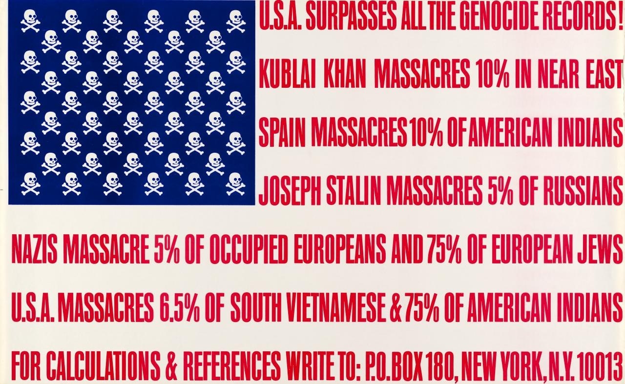 Jurgis Mačiūnas, “USA Surpasses All The Genocide Records,” 1966.